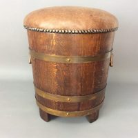 Arts &#038; Crafts Coal Bucket Seat by R.A.Lister &#038; Co