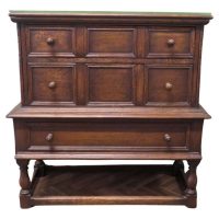 3 Drawer Oak Chest of Drawers