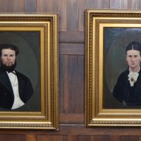 Pair of 19th‑Century Portrait Paintings SAI3158