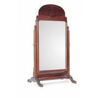 Mahogany Toilet Mirror by Whytock &amp; Reid of Edinburgh