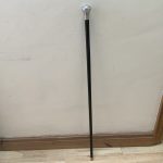 Gentleman’s Walking Stick Sword Stick With Silver Top