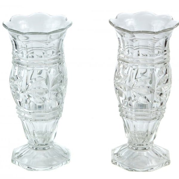 37. Pair of Glass Vases_0242
