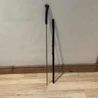 Irish Blackthorn walking stick sword stick