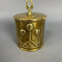 Karl Deffner Brass Tea Caddy