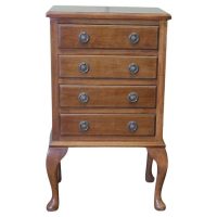 4 Drawer Walnut Chest of Drawers