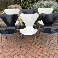 Arne Jacobsen for Fritz Hansen 1960s Chairs