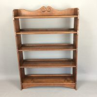 Arts &#038; Crafts Oak Open Bookcase c1900
