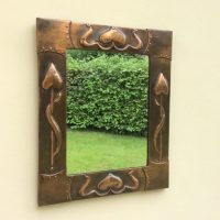 Liberty Arts And Crafts Copper Mirror c1900&#8217;s