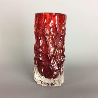 Whitefriars Small Bark Vase by Geoffrey Baxter