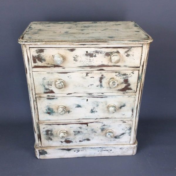 Late Victorian Painted Chest Of Drawers