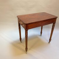 George IV Mahogany Occasional Lamp Table