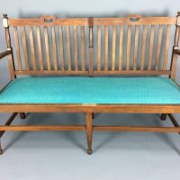 Arts &#038; Crafts Oak Settle