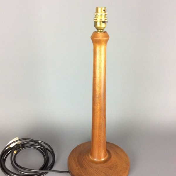 Mid Century Teak Lamp