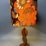 Mid Century Teak Table Lamp