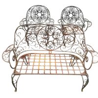 VICTORIAN GARDEN SEATING SET Wrought Iron