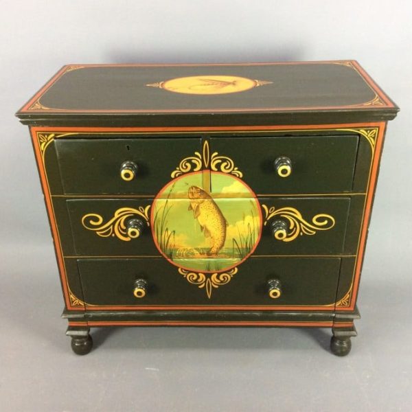 Late Victorian Painted Chest of Drawers c1890