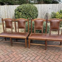 Pair of Arts &amp; Crafts Glasgow School Benches