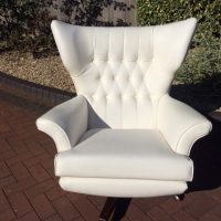 Mid Century Leather G Plan 62 Chair