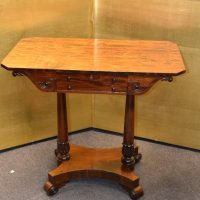 William 1Vth Mahogany Side Table