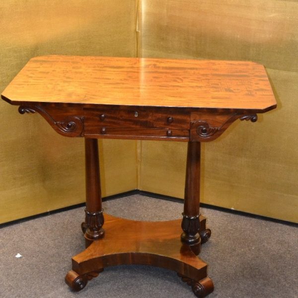 William 1Vth Mahogany Side Table
