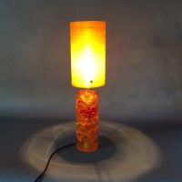 Mid Century Shatterline Table Lamp 1960&#8217;s