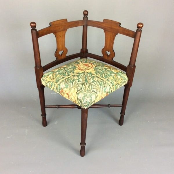 Arts and Crafts Mahogany Corner Chair