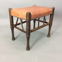 Arts &#038; Crafts Thebes Stool by Liberty of London c1900