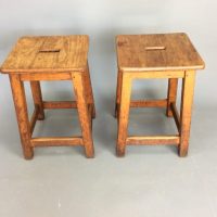 Pair of Mid Century Lab Stools c1950&#8217;s