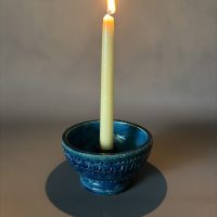 Mid Century Bitossi Ceramic Candleholder