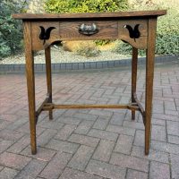 Arts &amp; Crafts Oak Consol Table