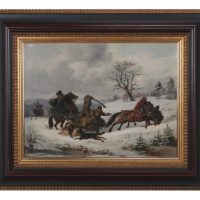 Fight with Cossacks in winter