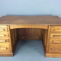 Early 20th Century Oak Writing Desk by H G Webb