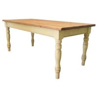 6ft. Long Pine Farmhouse Table
