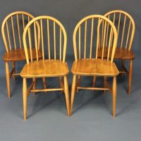 Mid Century Set of 4 Ercol Windsor Chairs