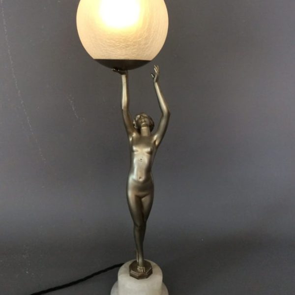 Art Deco Lady Lamp c1925