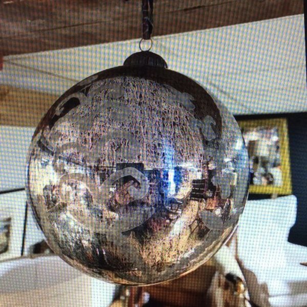 Late Victorian Silver Mercury Witches Ball