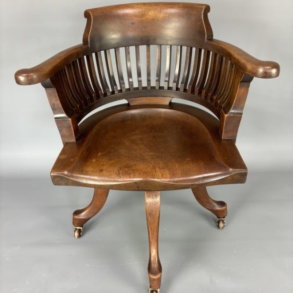 Late Victorian Swivel Desk Chair
