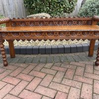 Late Victorian Hall Bench