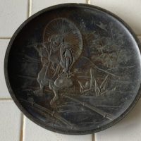 Japanese Momo serving dish Bronze Meiji period