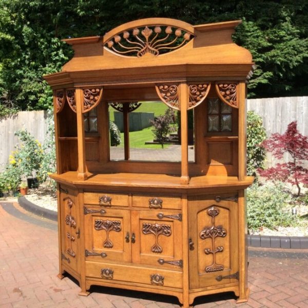 Arts and Crafts Oak Sideboard