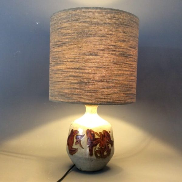 Mid Century Tremaen Cornish Studio Pottery Lamp c1970&#8217;s