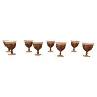 8 Arts and Crafts Copper Egg Cups by Picards