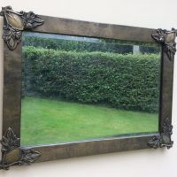 Arts &#038; Crafts Brass Mirror