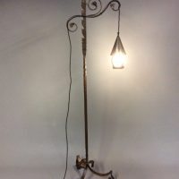 Wrought Iron Arts &#038; Crafts Floor Lamp