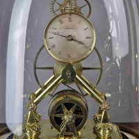 Whitehurst, Derby A Rare Early 19th Century English Skeleton Clock