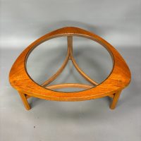 Mid Century Teak &amp; Glass Coffee Table