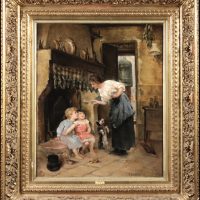 Pauline Delacroix Garnier Oil painting
