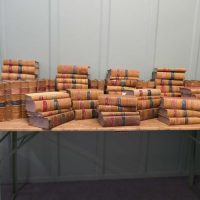 89 Original Leather Bound Law Books from 1890s-1940s This is a handsome set