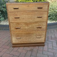 Heals Style Limed Oak Chest of Drawers