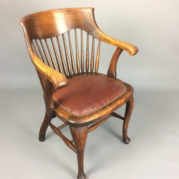 Ralph Johnson Oak Captains Desk Chair